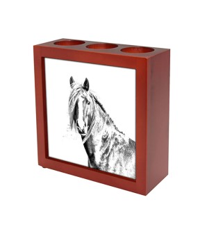 Cheval canadien - porte-stylo avec un cheval, organiseur de bureau avec impression, décoration de bureau personnalisée de la marque Art-Dog