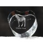 Canadian Horse - a photo of a horse in crystal, a crystal heart, a unique frame with a photo from the Art-Dog brand