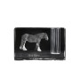 Shire Horse - Pen stand, crystal organiser with picture of a horse, unique desk decoration by Art-Dog brand