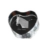 Orlov Trotter - a photo of a horse in crystal, a crystal heart, a unique frame with a photo from the Art-Dog brand