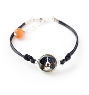 Berner Sennenhund, Dürrbächler, Bouvier bernois - Armband in einer Schachtel mit Ihrem Foto, femininer Schmuck, ein ausgezeichnetes Geschenk der Marke Art-Dog.