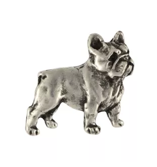 Französische Bulldogge I - Halskette mit Hund, Anhänger für Hundemama, einzigartiger Schmuck der Marke Art-Dog