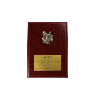 French Bulldog, Frenchie - bas-relief of a dog, small decoration, realistic plaque with the Art-Dog brand