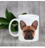 Bouledogue français - tasse avec une photo et un motif de chien géométrique Art-Dog