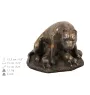 American Staffordshire Terrier, Amstaff I eine Urne für die Asche des Hundes, eine Urne mit einer Statue, eine elegante Urne im klassischen Stil der Marke Art-Dog