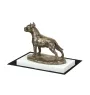 American Staffordshire Terrier, Amstaff - dog figurine, figure on a white base, trophy for Art-Dog dog show exhibition