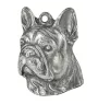 French Bulldog, Frenchie II - Dog necklace in gift box, silver-plated locket for dog fan, striking pendant by Art-Dog brand