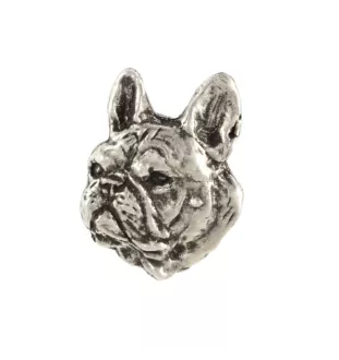 French Bulldog, Frenchie II - Dog brooch in a gift box, elegant pin, lapel pin for Art-Dog brand jacket