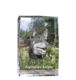 Owczarek australijski kelpie kryształ z psem Art-Dog