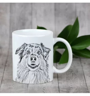 Berger Australien - tasse avec chien, une tasse joyeuse pour les amoureux des chiens, un cadeau personnalisé de la marque Art-Dog