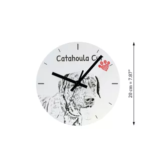 Bedlington Terrier, Rothbury Terrier, Rodbery Terrier - wall clock with a dog, shelf clock with a print, personalized home decoration from the Art-Dog brand