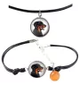 Berger de Beauce, Beauceron, Beauce Sheep Dog - a set of jewelry with your photo, handmade set, bracelet and necklace by Art.-Dog brand