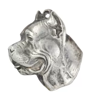 Cane Corso, Italian Cane Corso - Silver-plated dog pendant, handbag decoration, backpack pendant by Art-Dog brand