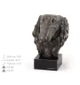 Barsoi, Russischer Jagdwindhund, Barzaia - Hundestatue, Büste auf Steinsockel, Skulptur, Trophäe für Hundeausstellung der Marke Art-Dog