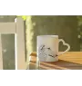 Barsoi, Russischer Jagdwindhund, Barzaia - Tasse mit Hund, entzückende Tasse mit herzförmigem Henkel, universelles Geschenk der Marke Art-Dog