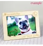 Cirneco dell'Etna - Photo frame, engraved wooden frame, a lovely gadget for the dog lover by Art-Dog