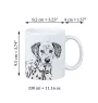 Dalmatiner, Dalmatinac - Tasse mit Hund, Tasse mit Bild, personalisiertes Geschenk der Marke Art-Dog