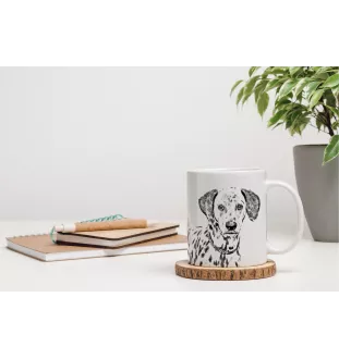 Dalmatiner, Dalmatinac - Tasse mit Hund, Tasse mit Bild, personalisiertes Geschenk der Marke Art-Dog