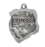 Bulldog, Bulldog anglais II - Porte-clés argenté avec chien, décoration de sac à main, pendentif de sac à dos par la marque Art-Dog