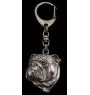 Bulldog, English Bulldog, British Bulldog II - Silver-plated key ring with dog, handbag decoration, backpack pendant by Art-Dog brand