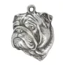 Bulldog, English Bulldog, British Bulldog II - Necklace with dog, silver-plated pendant for dog fan, unique jewelry by Art-Dog brand