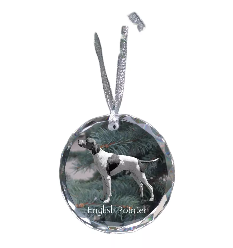 Pointer medal kryształowy z psem Art-Dog