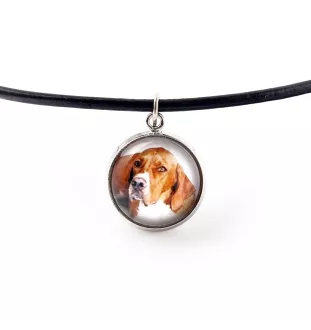 English Pointer, Englischer Pointer I - Halskette mit Anhänger mit Ihrem Foto, handgefertigt, handgefertigter Schmuck der Marke Art-Dog