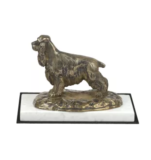 Cocker spaniel angielski statuetka na jasnym kamieniu Art-Dog