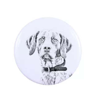 English Pointer II - pin with your dog, add your own photo, Art-Dog brand