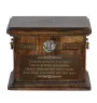 Fila Brasileiro - urn for dog ashes, personalized urn with engraving, commemorative box for dog ashes by Art-Dog brand