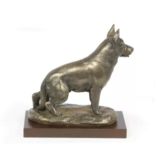 German Shepherd Dog, Alsatian Wolf Dog - dog statue, figurine for office, trophy for dog show by Art-Dog brand