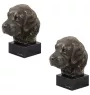 Golden Retriever - Dog statue, bust on stone base, sculpture, trophy for dog show by Art-Dog brand