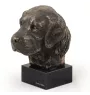 Golden Retriever - Dog statue, bust on stone base, sculpture, trophy for dog show by Art-Dog brand