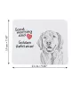 Golden Retriever - mouse pad with print, personalized dog-themed mouse pad, unique gadget for an office worker by Art-Dog brand