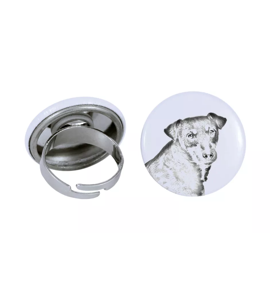 Jagdterrier - women's jewelry with a dog portrait, handmade product, possibility to add your own photo, Art-Dog brand