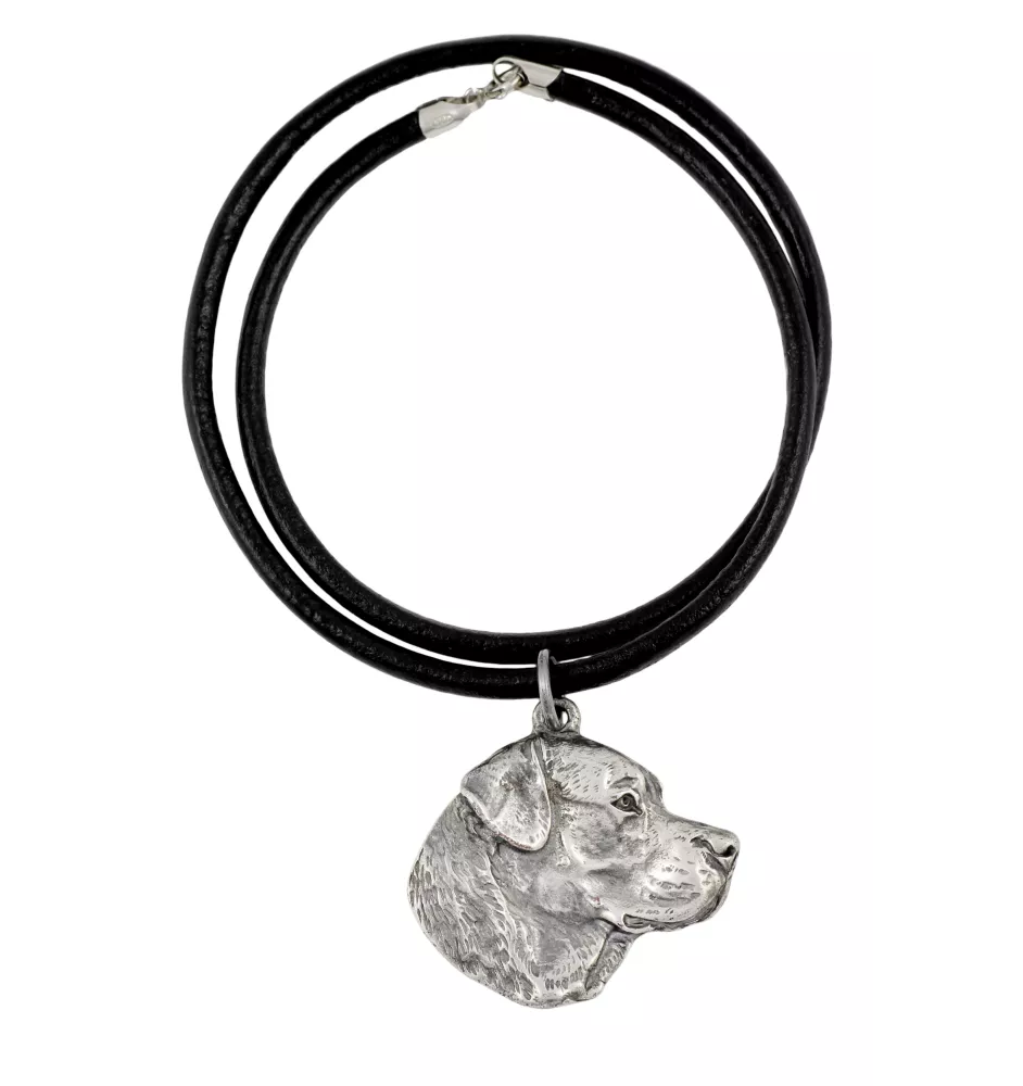 Labrador Retriever - Necklace with dog, silver-plated pendant for dog fan, unique jewelry by Art-Dog brand