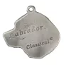 Labrador Retriever - necklace with a dog, dog pendant on a silver chain, unique jewelry from the Art-Dog brand