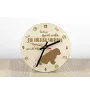 Old English Sheepdog - clock with dog, wooden clock with engraving, personalised clock by Art-Dog