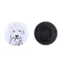 Old English Sheepdog - magnet with a dog's pupil, exceptionally light, strong magnet, handmade product by the Art-Dog brand