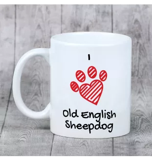 Old English Sheepdog - Tasse mit Hund, entzückende Tasse mit Grafik, Geschenk mit Ihrem Foto von der Marke Art-Dog