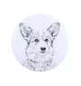 Pembroke Welsh Corgi - badge avec votre chien, ajoutez votre propre photo, marque Art-Dog