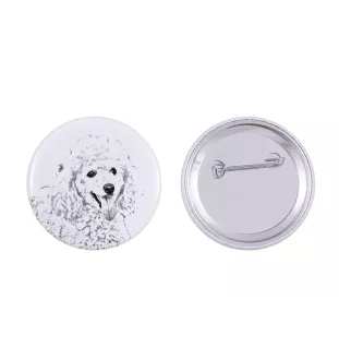 Caniche - badge avec votre chien, ajoutez votre propre photo, marque Art-Dog