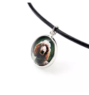 Caniche - boîte à bijoux avec votre photo, ensemble collier et boucles d'oreilles, produits personnalisés de la marque Art-Dog