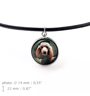 Caniche - ensemble de bijoux avec votre photo, ensemble fait à la main, bracelet et collier de la marque Art.-Dog