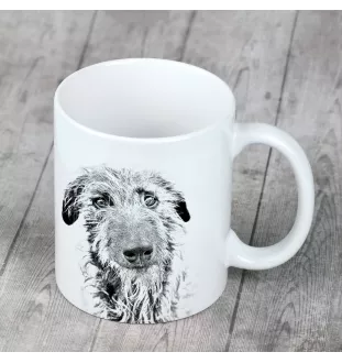 Schottischer Hirschhund - Tasse mit Hund, Tasse mit Bild, personalisiertes Geschenk der Marke Art-Dog