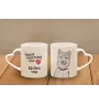 Shiba Inu, Japanese Small Size Dog, Japanese Brushwood Dog - cup with a dog, adorable cup with a heart-shaped handle, universal gift from the Art-Dog brand