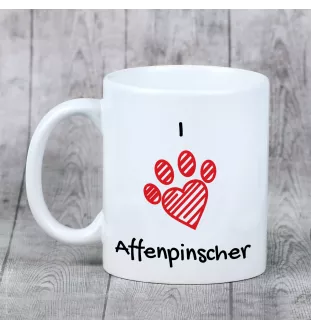 Affenpinscher, Affen, Affie - cup with a dog, cute cup with graphics, a gift with your photo from the Art-Dog brand