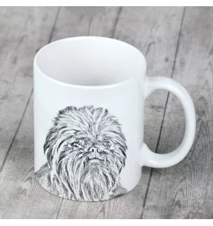 Affenpinscher, Affen, Affie - cup with a dog, cute cup with graphics, a gift with your photo from the Art-Dog brand