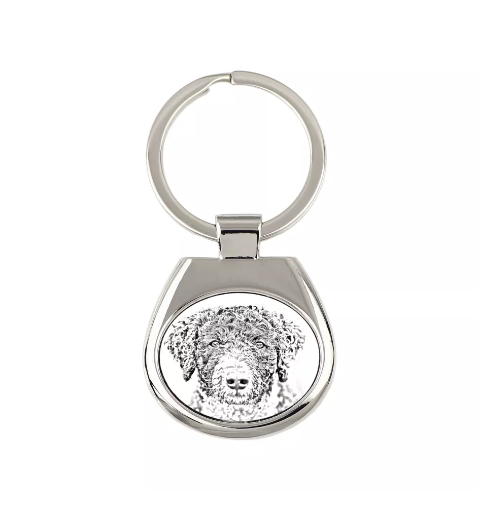 Spanish Water Dog - keychain with a dog, keychain with a print, personalized pendant from the Art-Dog brand