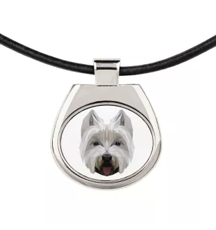 West Highland White Terrier naszyjnik geometryczny Art-Dog